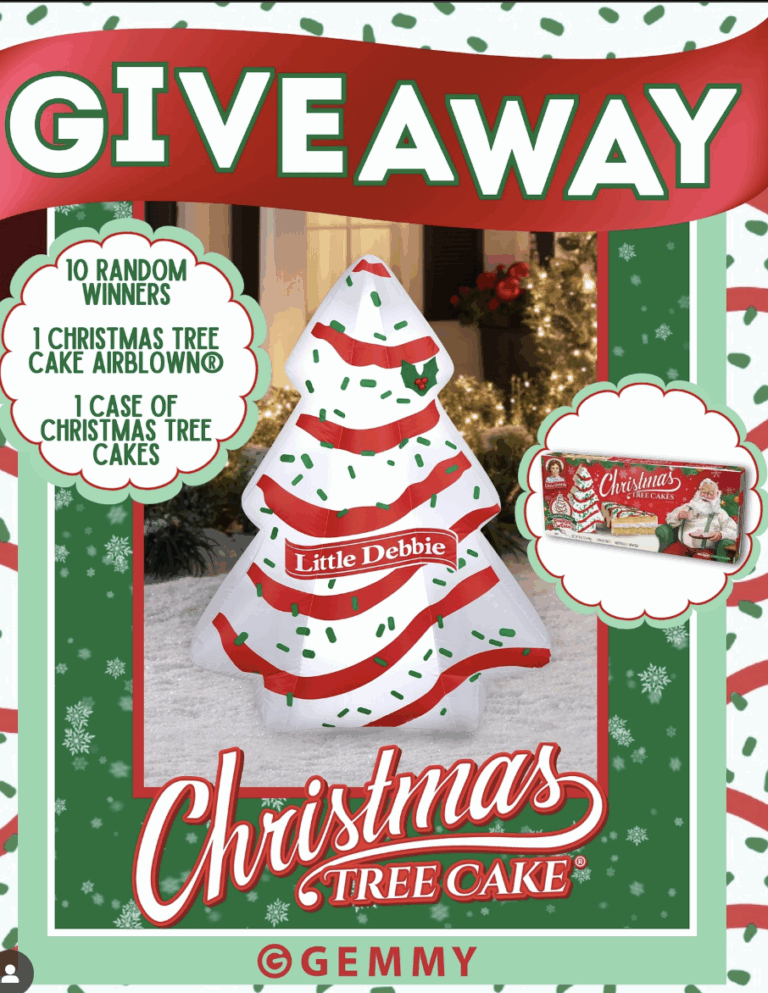 Gemmy x Little Debbie Christmas Giveaway – Win 10 Big Prizes Now