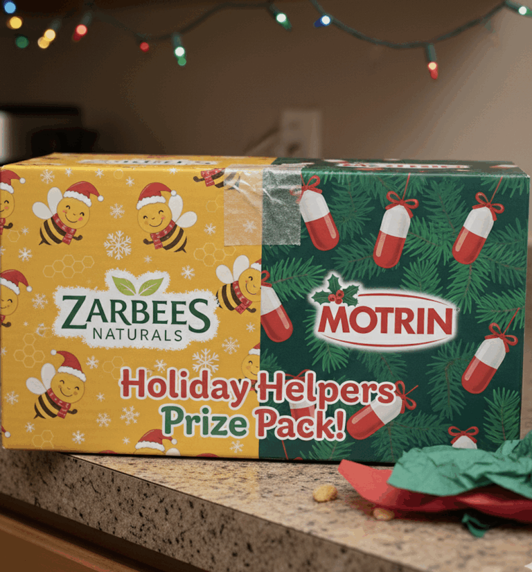 Win the ZARBEE’S x MOTRIN Winter Wellness Prize Pack ($60 Value)