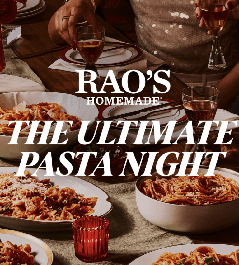 Rao’s Homemade Ultimate Pasta Night Sweepstakes – Win Trip, Pasta & Sauce Kits