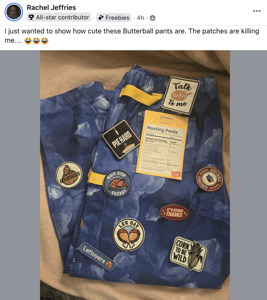 Butterball x H&B Thanksgiving Hosting Pants