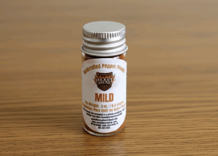 Free Mini Bottle of Pepper Powder