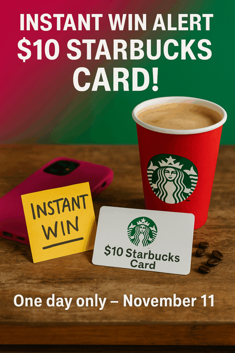 Win a $10 Starbucks eGift Card in the T-Mobile Tuesdays Instant Win Game (One-Day Event!)