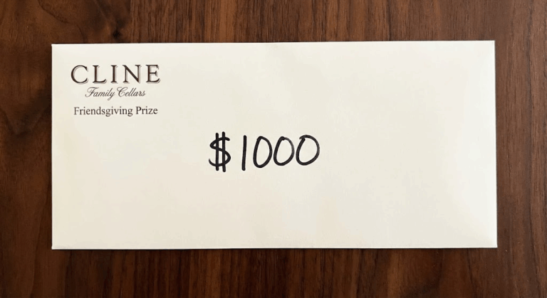 Win the Cline Friendsgiving Sweepstakes: Enter Daily for a $1,000 Prize Package