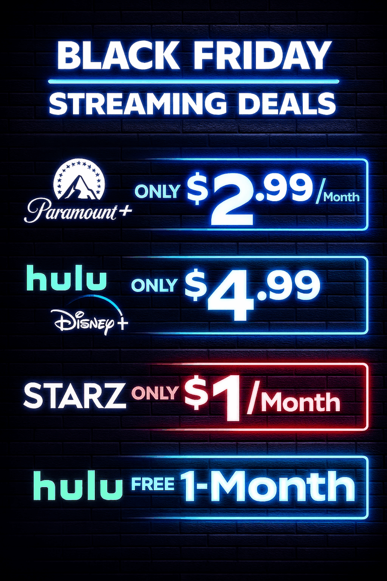 Black Friday Streaming Deals 2025