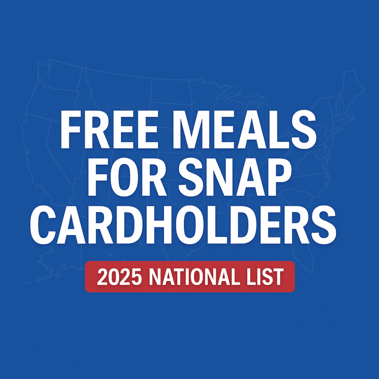 Restaurants Offering Free Meals or Discounts to SNAP Cardholders (November 2025)
