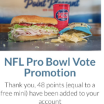 FREE Jersey Mike’s Mini – No Purchase Required