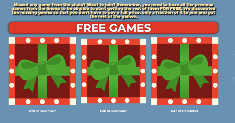 The Switchmas Free Game Chain