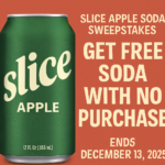 Slice Apple Soda Sweepstakes: Get Free Soda With No Purchase
