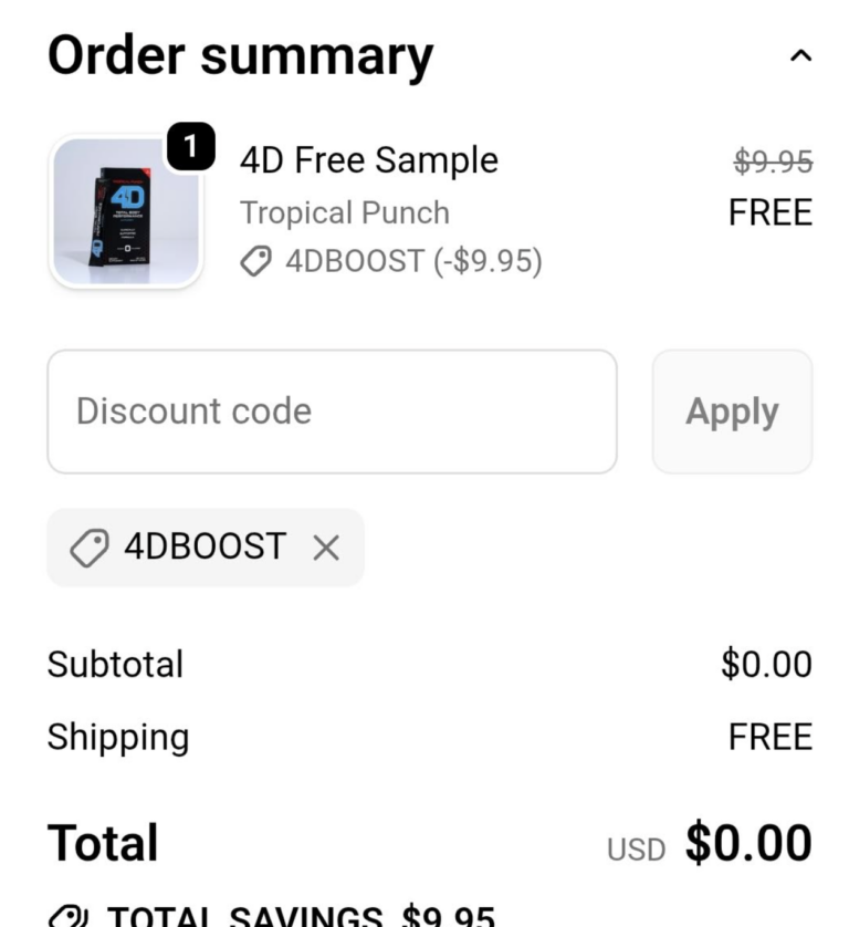 FREE Energy Drink Sample Pack