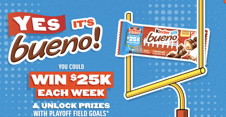 6,500 Winners Wanted: Kinder Bueno Is Giving Away Cash & Jackets