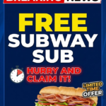 FREE Subway Footlong with Disney Plus Perks