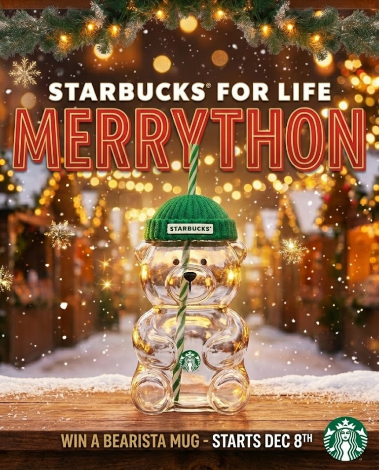 Starbucks Bearista Cup Instant Win Game
