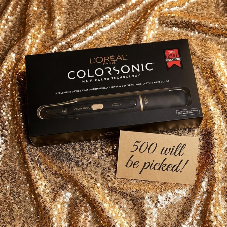 500 Will Be Picked for a Free L’Oreal Colorsonic Device