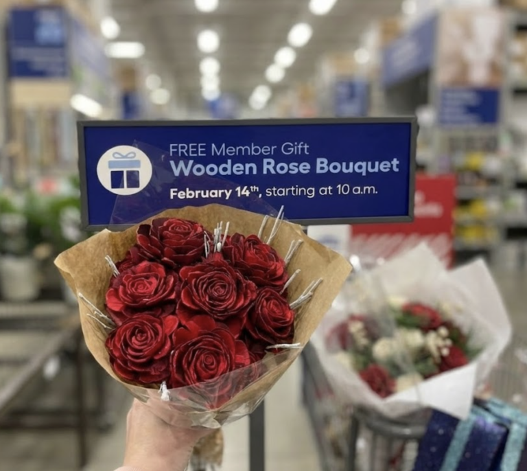 Free Wooden Rose Bouquet at Lowe’s on Valentine’s Day