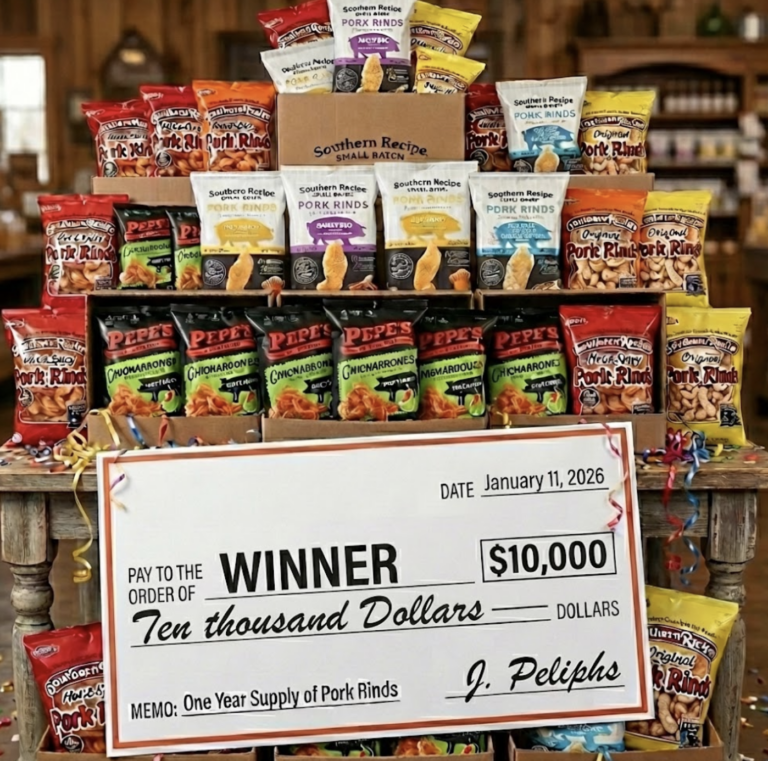 Get a 1 Year Supply of Pork Rinds!
