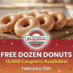 Krispy Kreme Is Giving Away 13,000 FREE Dozens This Friday