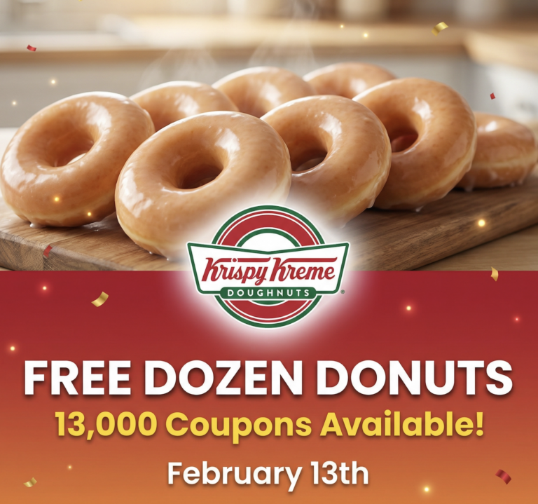 Krispy Kreme Is Giving Away 13,000 FREE Dozens This Friday