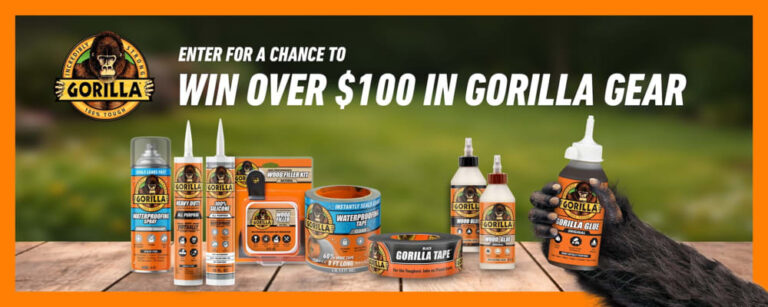 Gorilla Glue Is Giving Away $107 Assortment of Products — Don’t Miss Out!