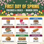 First Day of Spring Food Deals & Freebies 2026 (March 20)