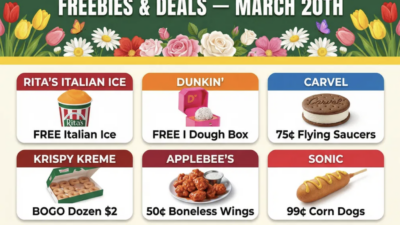 first day of spring food deals 2026