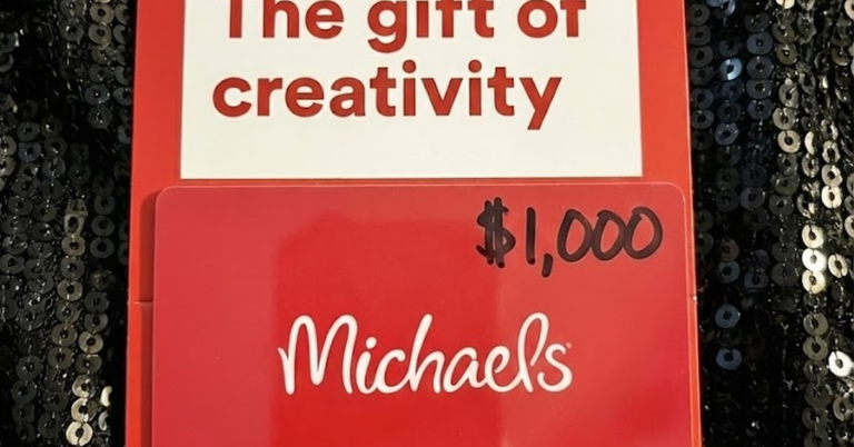 $1,000 Michaels Gift Card Giveaway
