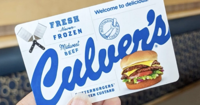 Win a $100 Culver’s Gift Card