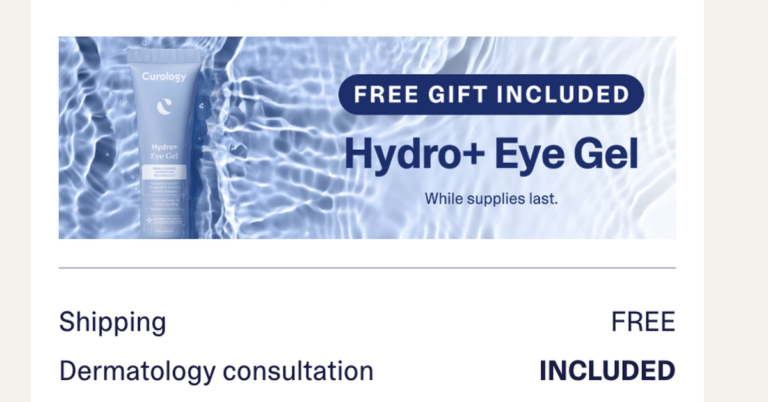 FREE Curology DayPrime Rx Pack + Free Shipping 