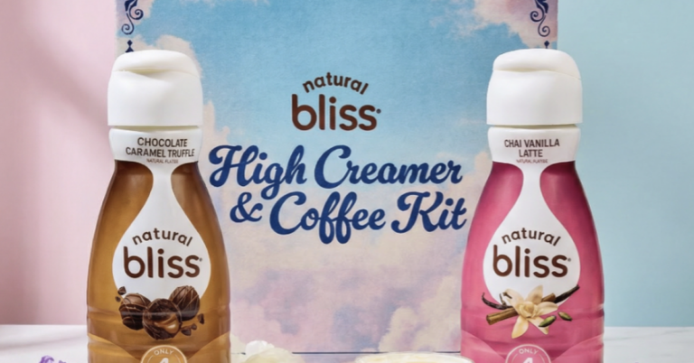 Free Natural Bliss High Creamer & Coffee Kit