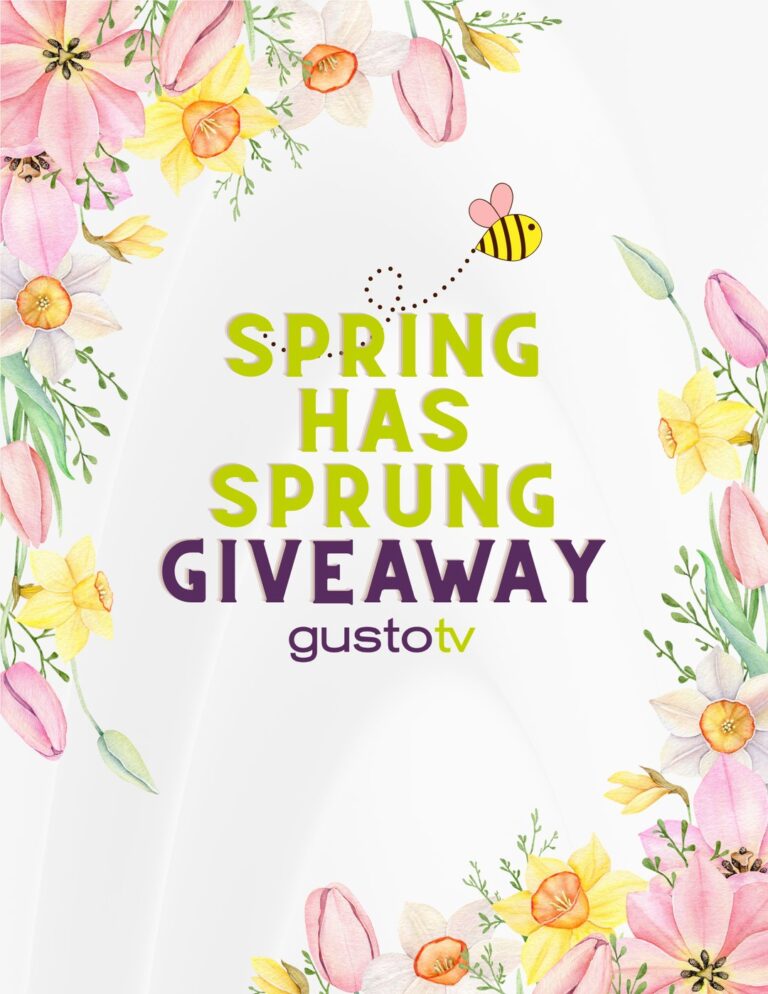 Gusto TV Is Giving Away $3,900 in Prizes — Spring Into Action!