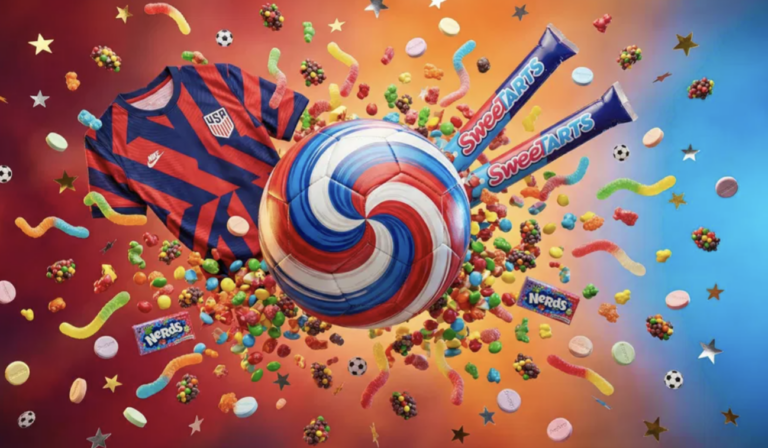 Win Soccer Prizes & Candy Merch!