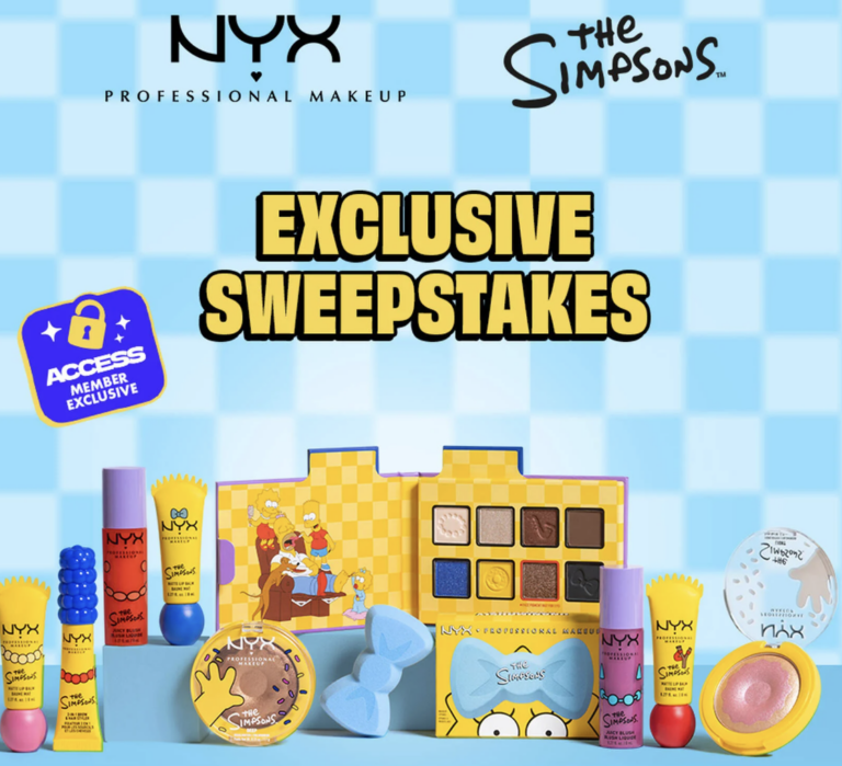 Win the NYX Professional Makeup Simpsons Vault — 25 Winners, FREE to Enter!