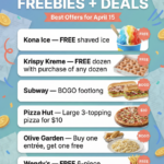 Tax Day Freebies + Deals April 15th