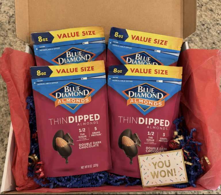 Blue Diamond Thin Dipped Sweepstakes – Win $20,000 Cash + 3,000 Prizes!