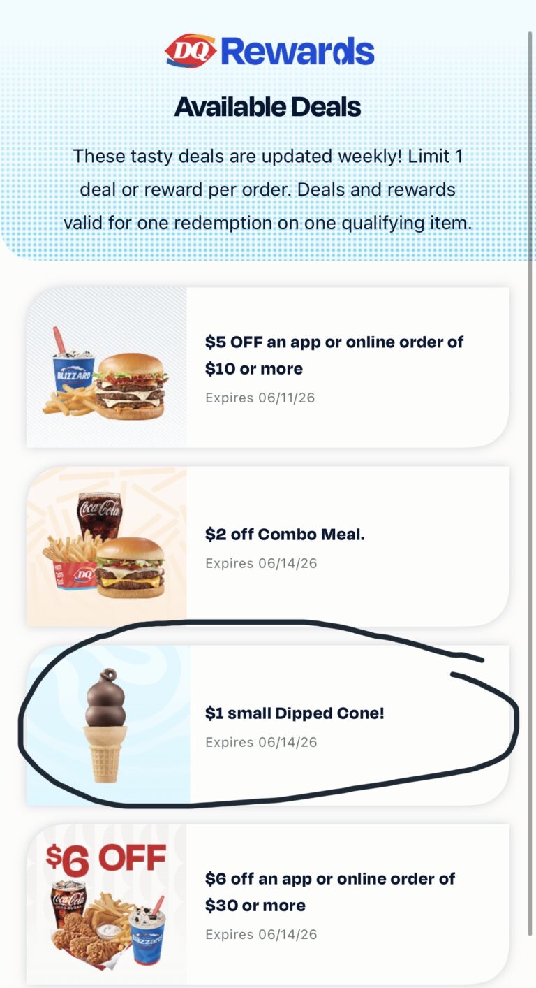Dairy Queen $1 Dipped Cones Through June 14: How to Find the Deal in the DQ App