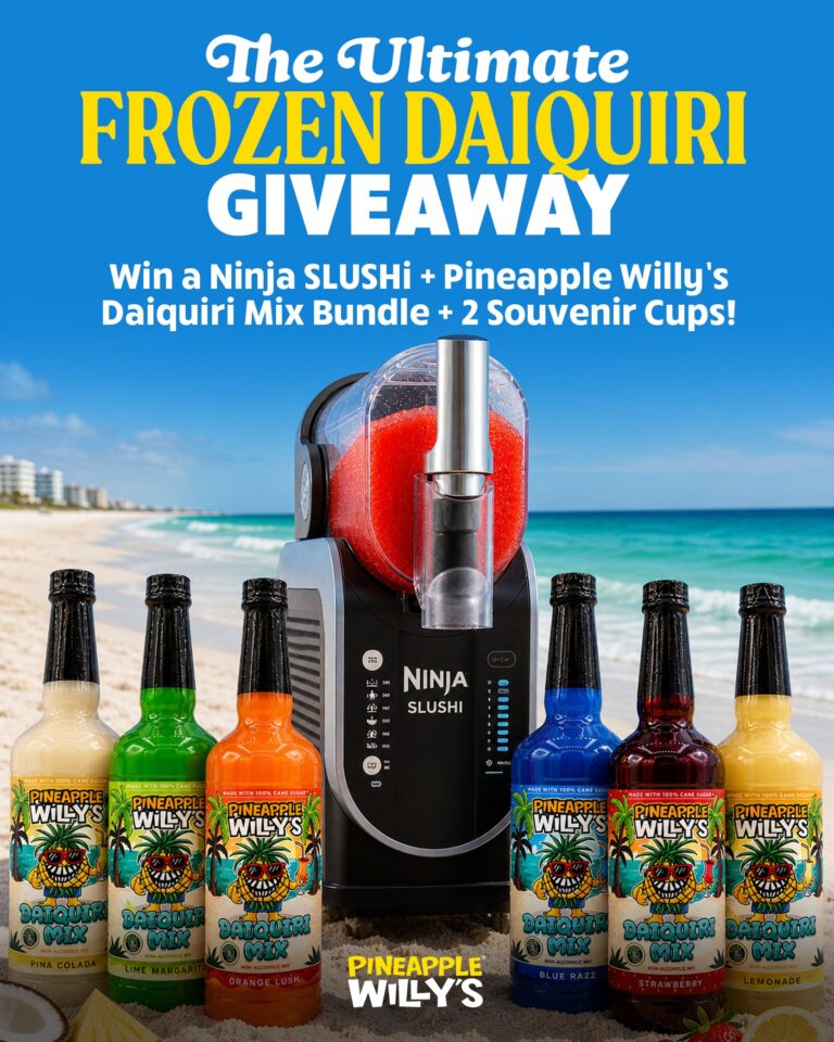 Pineapple Willy’s Is Giving Away a Ninja SLUSHi Machine — Sip in Style!