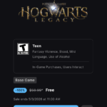 Free Hogwarts Legacy Game
