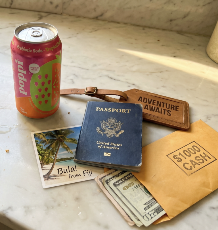 Win a Trip to Fiji with poppi x Love Island!