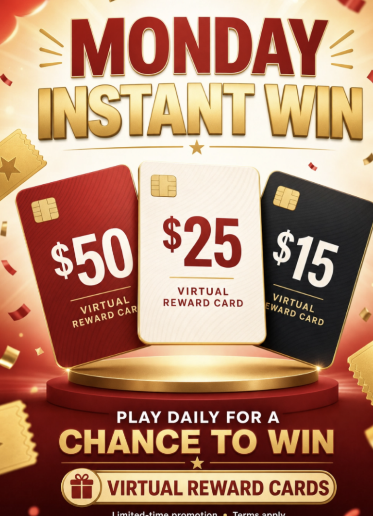 Win Big with M Mondays Instant Win Game!