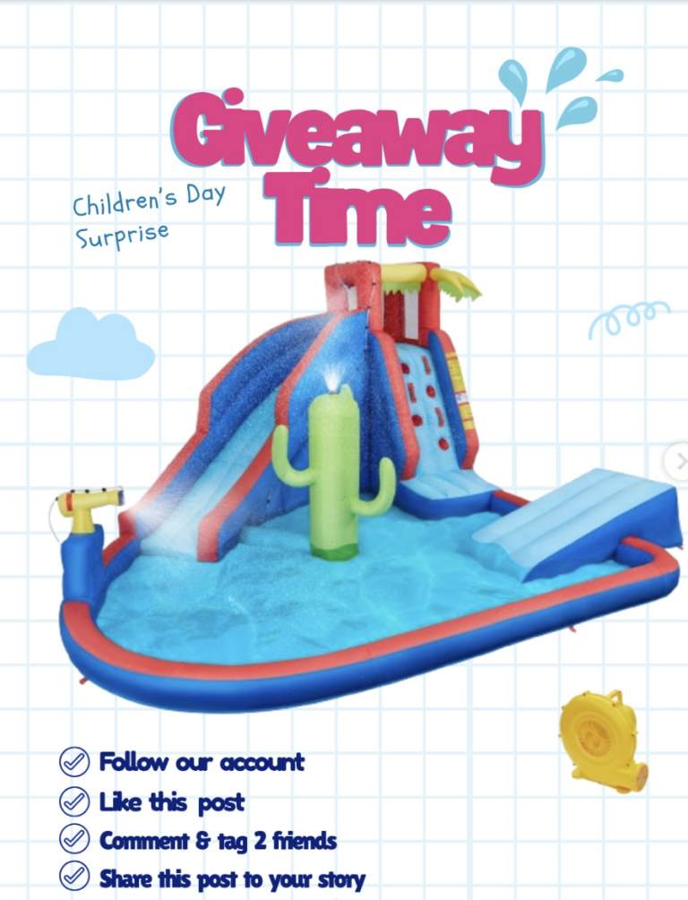 Win a Fun 7-in-1 Inflatable Water Slide for Kids!