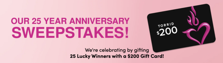 Torrid Is Giving Away $200 Gift Cards — Celebrate 25 Years of Style!