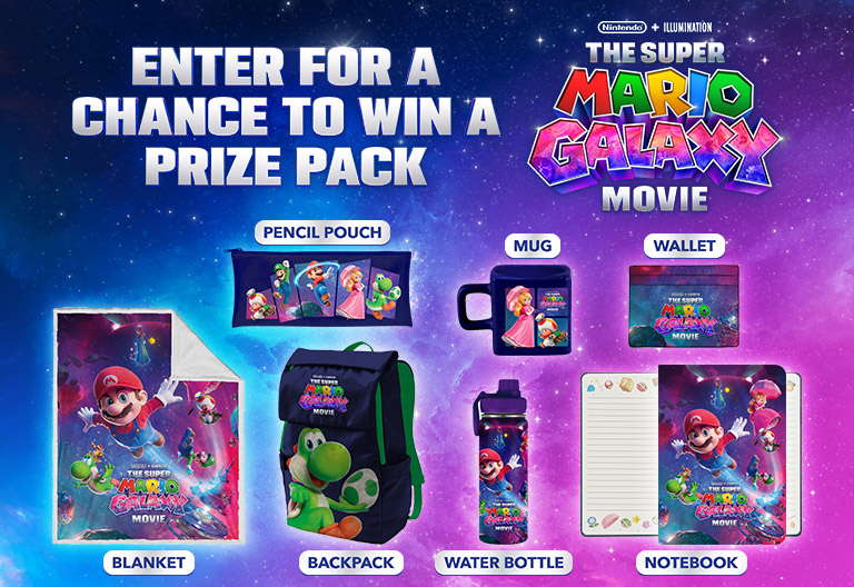 Win Super Mario Galaxy Movie Prize Packs Today!