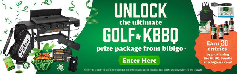 Win a $4,322 bibigo™ Golf & Grilling Package — Join the Excitement!