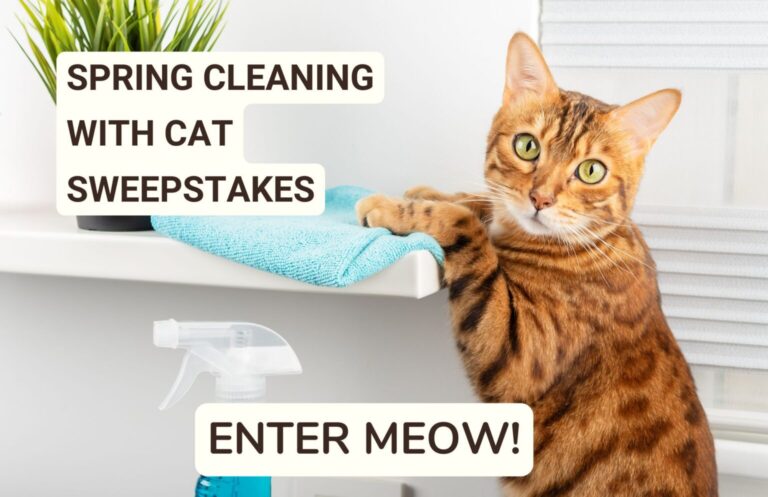 Win a Cozy Cat Litter Box in Richell’s Spring Sweepstakes!