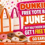 Verified Dunkin’ Deal – Dunkin’ Is Giving Away Free Tote Bags on June 1