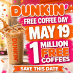 Dunkin’ Free Coffee Code May 19