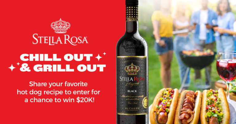 Grill and Chill to Win $20,000 with Stella Rosa!