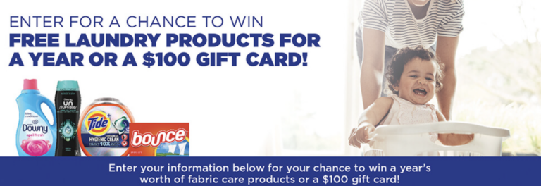 Win a Year of Tide Products or Gift Cards!