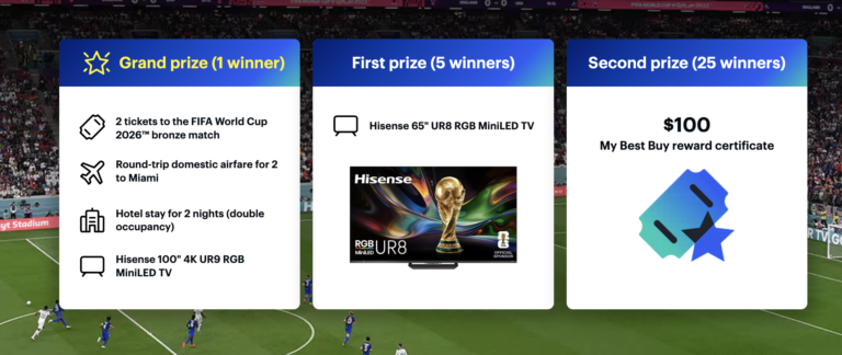 Win a Trip to the FIFA World Cup 2026!