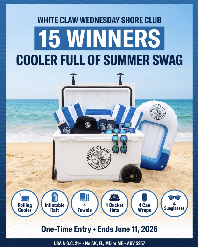 Win a White Claw Summer Swag Bag Today!