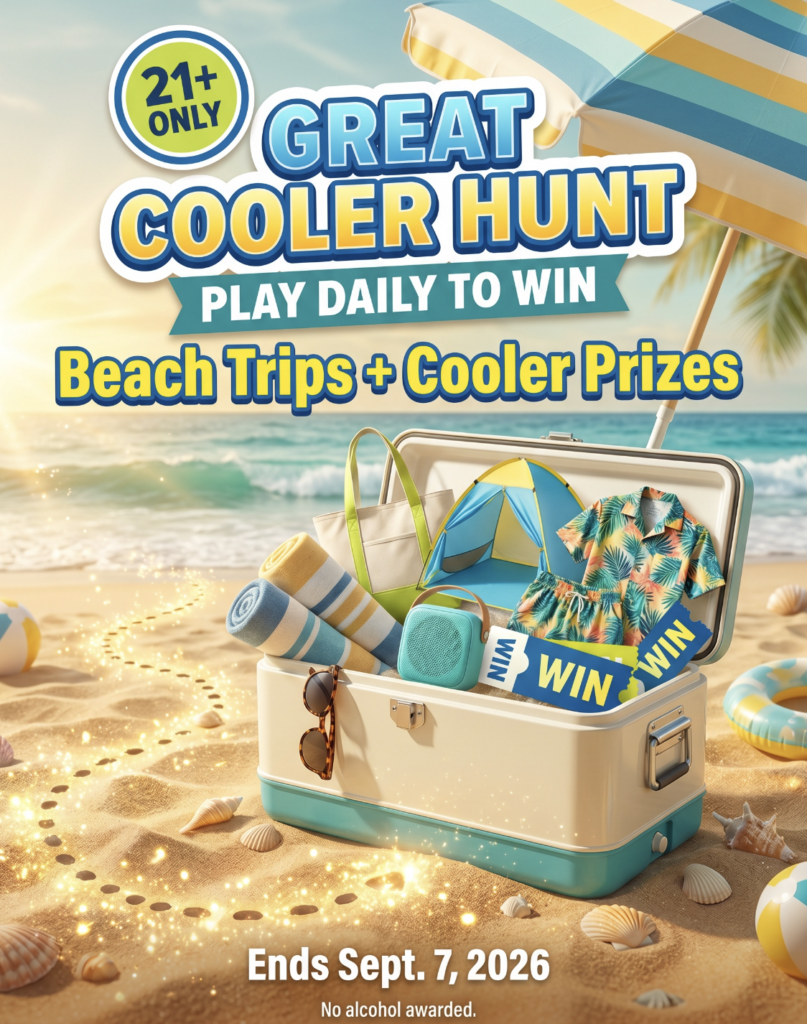 Corona Great Cooler Hunt Instant Win & Sweepstakes: Win Beach